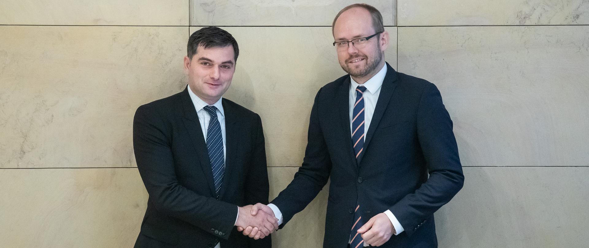 Konsultacje polsko - gruzińskie w Warszawie