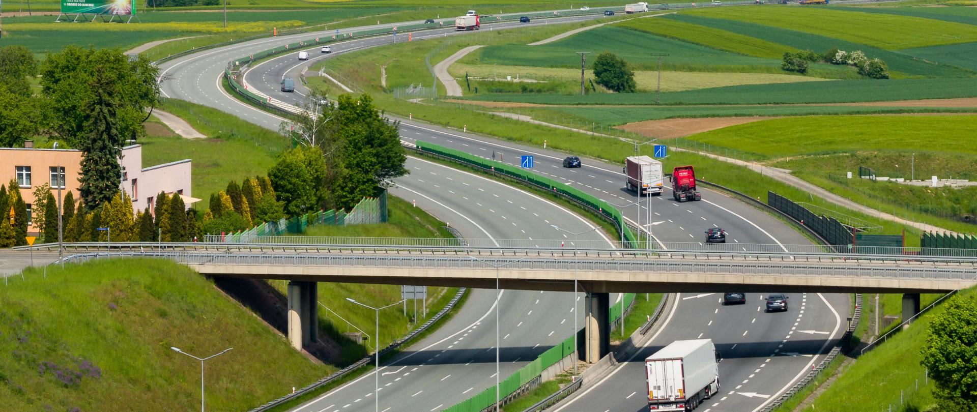 A4 Krapkowice - Nogowczyce, góra św. Anny, MOP Wysoka