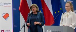 Na zdjęciu: wiceminister zdrowia Katarzyna Kęcka, prof. Janina Stępień