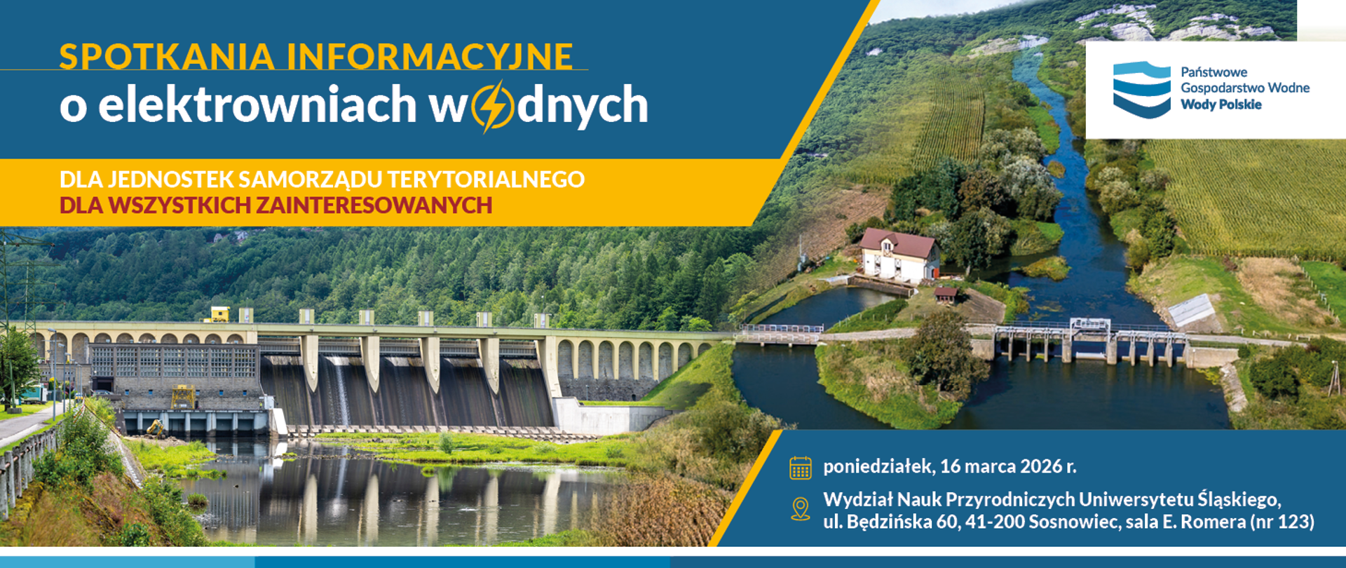 Zapraszamy na spotkanie informacyjne dotyczące elektrowni wodnych