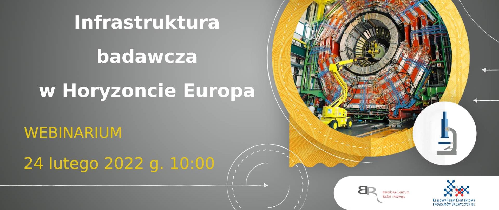 Horyzont Europa
Infrastruktura badawcza w Horyzoncie Europa
Webinarium
24 lutego 2022 g. 10:00
