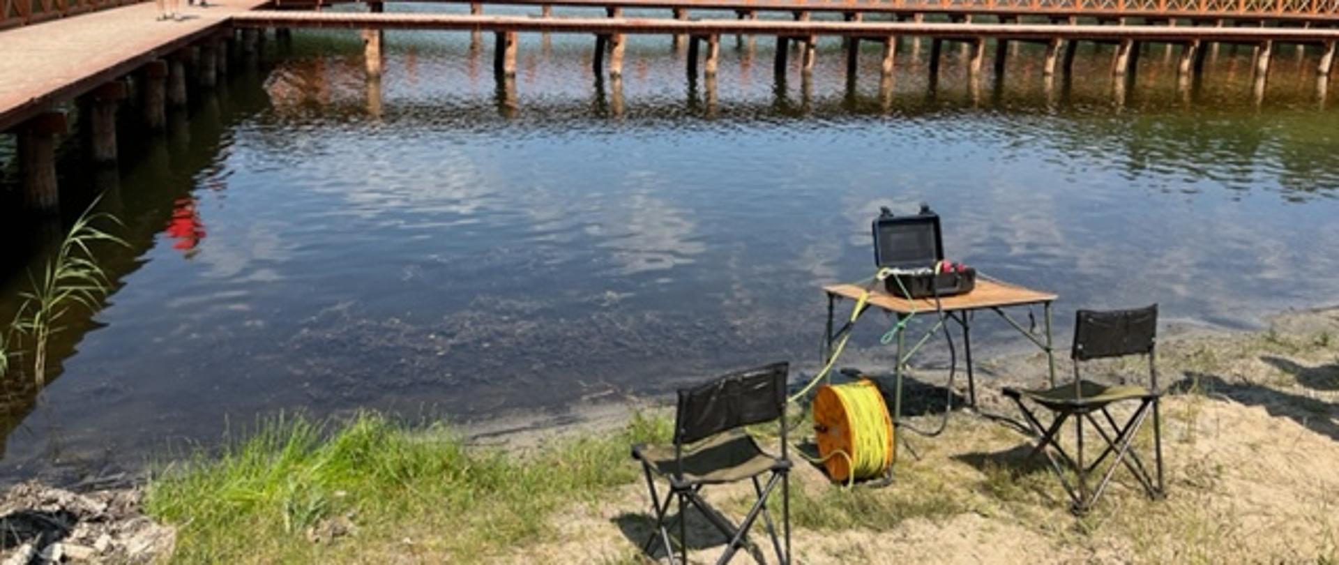 Przygotowanie stanowiska do podjęcia działań SGRW nad jeziorem Bukowiec