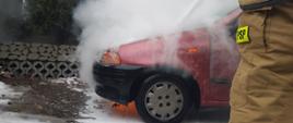Pożar samochodu 