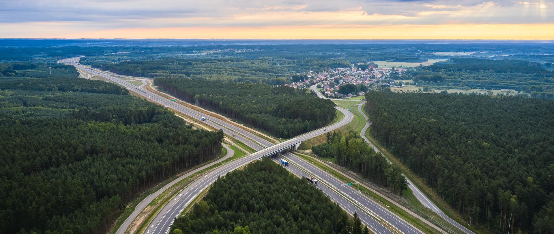 Widok z lotu ptaka na S19