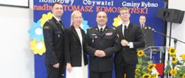 Uroczystość nadania tytułu Honorowego Obywatela Gminy Rybno – nadbryg. Tomaszowi Komoszyńskiemu