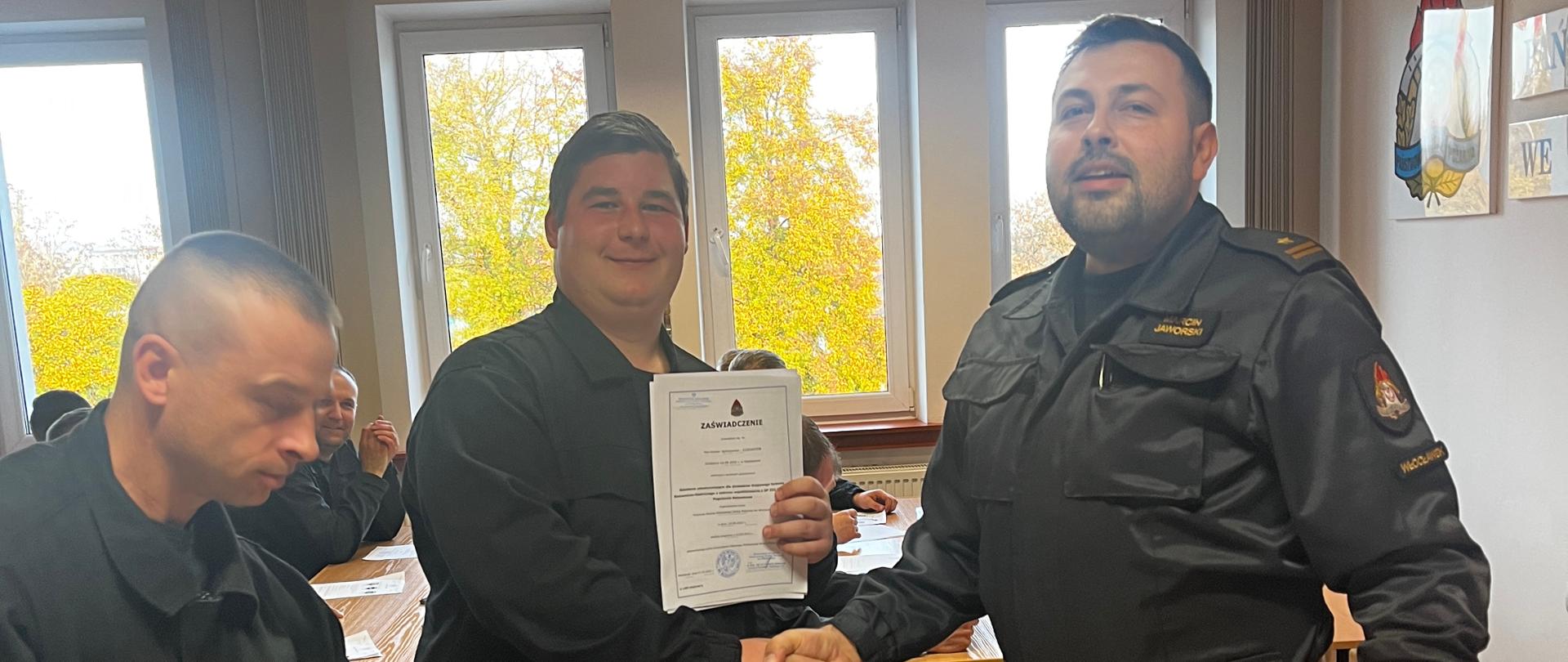 Zakończenie szkolenia podstawowego strażaków ratowników OSP