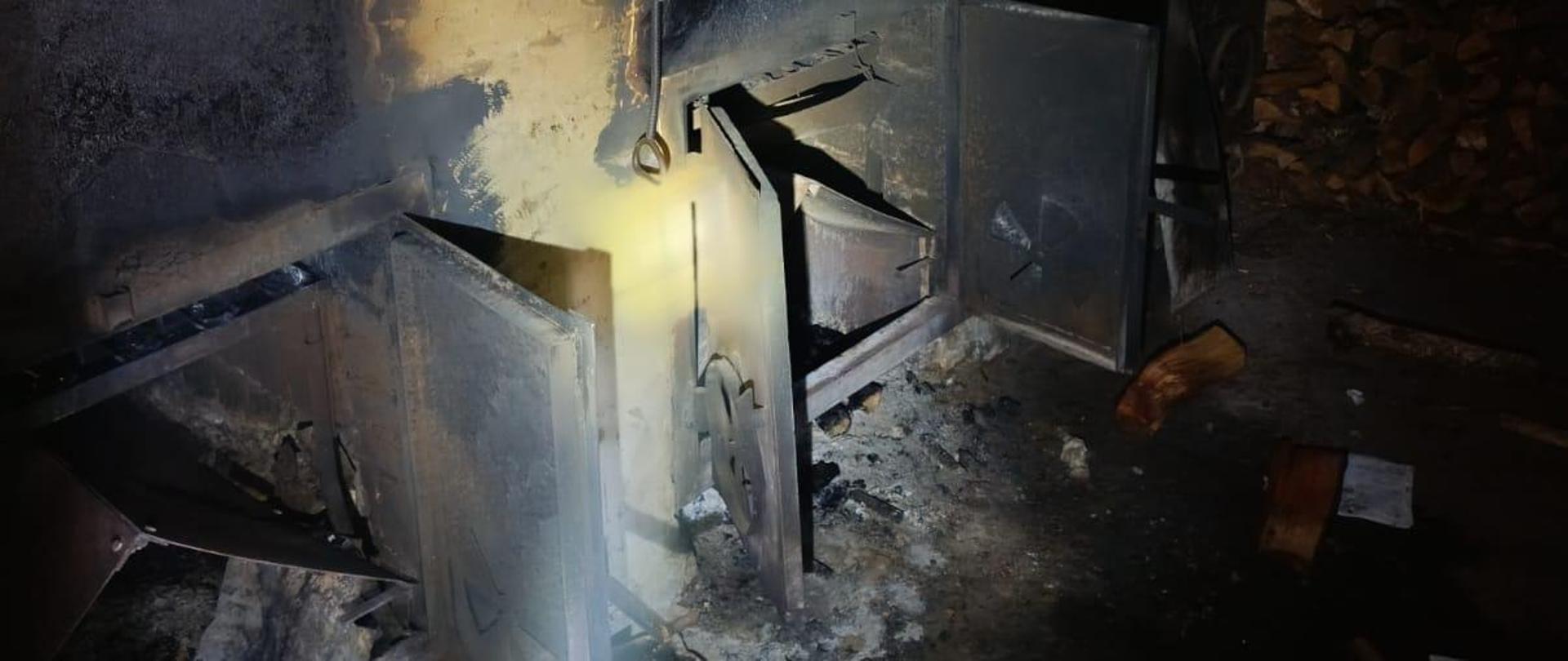 Pożar wędzarni na ternie zakładu produkcji wędlin