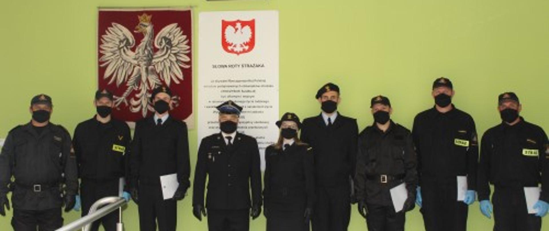 Ślubowanie strażaków