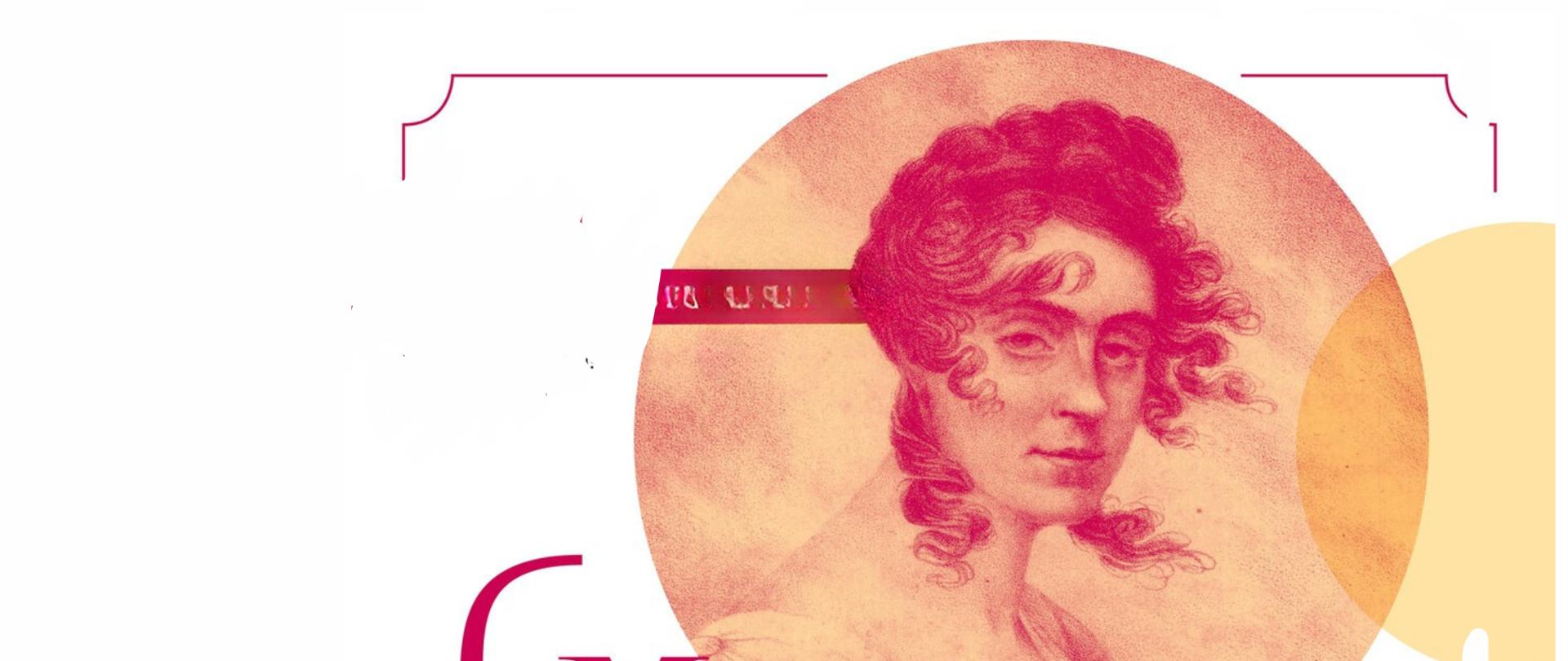 Plakat zapraszający na koncert z okazji rocznicy urodzin Marii Szymanowskiej. Na środku widnieje portret Marii Szymanowskiej w odcieniach różu, otoczony nowoczesnymi, kolorowymi nutkami i kluczami wiolinowymi. Na górze znajduje się tekst: **"Dyrekcja PSM I st. nr 2 im. Marii Szymanowskiej w Kędzierzynie-Koźlu zaprasza na koncert w rocznicę urodzin patronki szkoły"**. Na dole podano datę i godzinę: **"05 grudnia 2024 r., 17:00"**, a także miejsce wydarzenia: **"Sala Koncertowa Szkoły"**. Całość ma elegancki i muzyczny charakter.