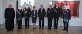 Spotkanie w Pałacu Prezydenckim – zdjęcie grupowe – na zdjęciu m.in. Prezydent RP Andrzej Duda oraz Zastępca Komendanta Głównego PSP nadbryg. Krzysztof Hejduk