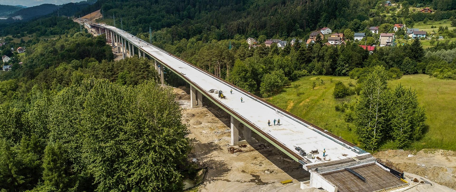 S1 Przybędza - Milówka EST-1 estakada