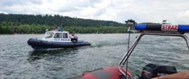 Mieszane patrole na terenie Jeziora Czorsztyńskiego