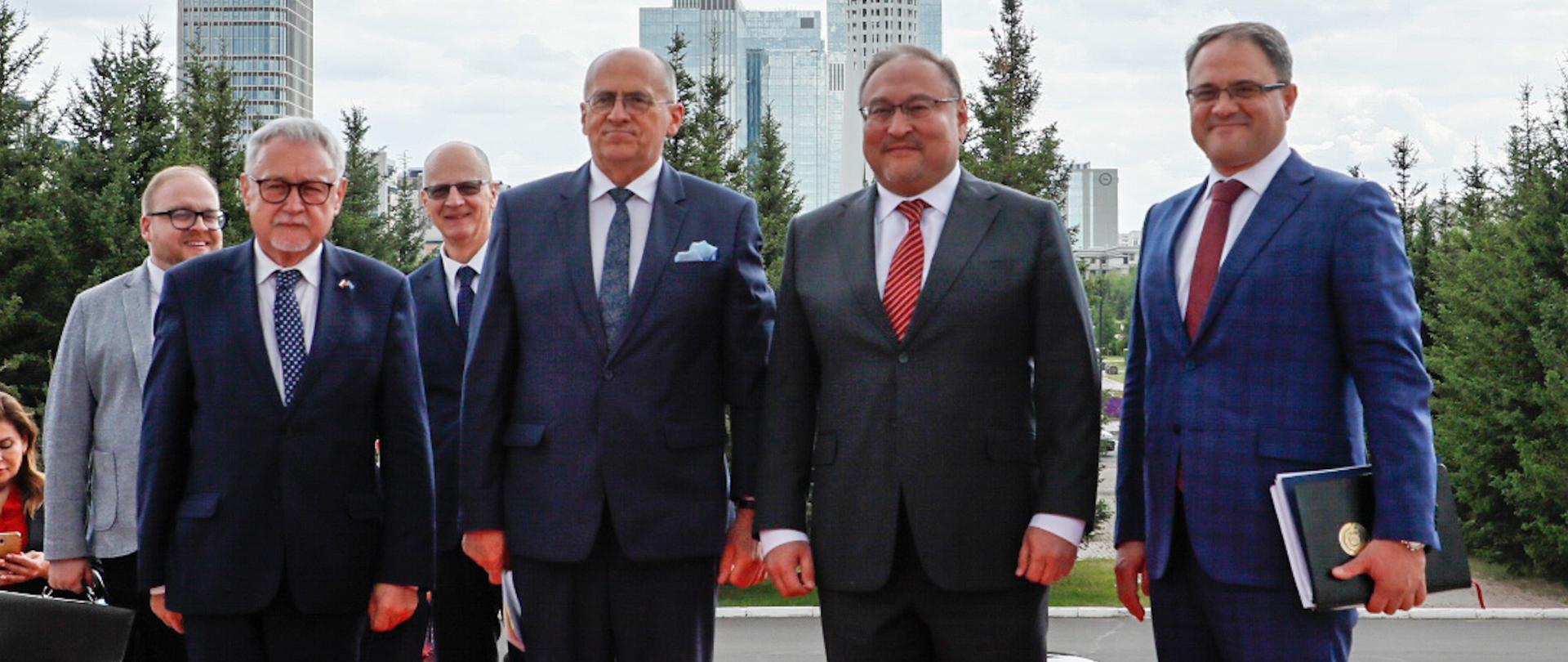 Polish Foreign Minister Zbigniew Rau visited Kazakhstan in his capacity as OSCE Chairman-in-Office