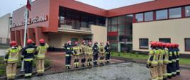 Święto Flagi Rzeczypospolitej Polskiej w Komendzie Powiatowej PSP w Nowej Soli.