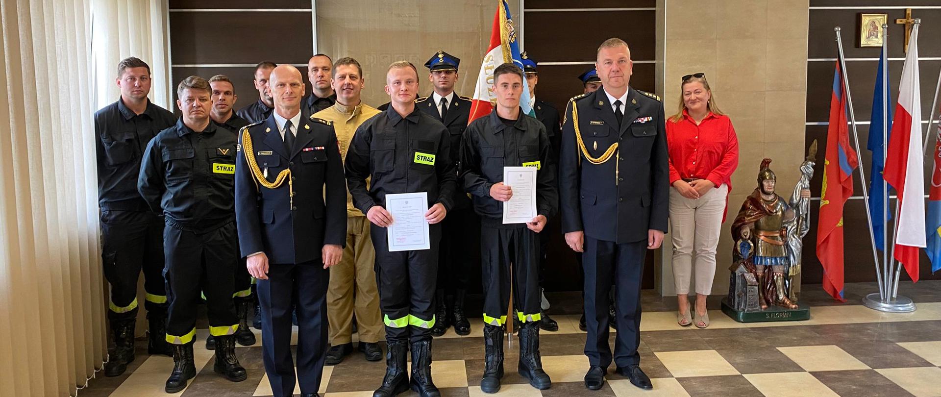 Ślubowanie nowych strażaków w KP PSP Siemiatycze