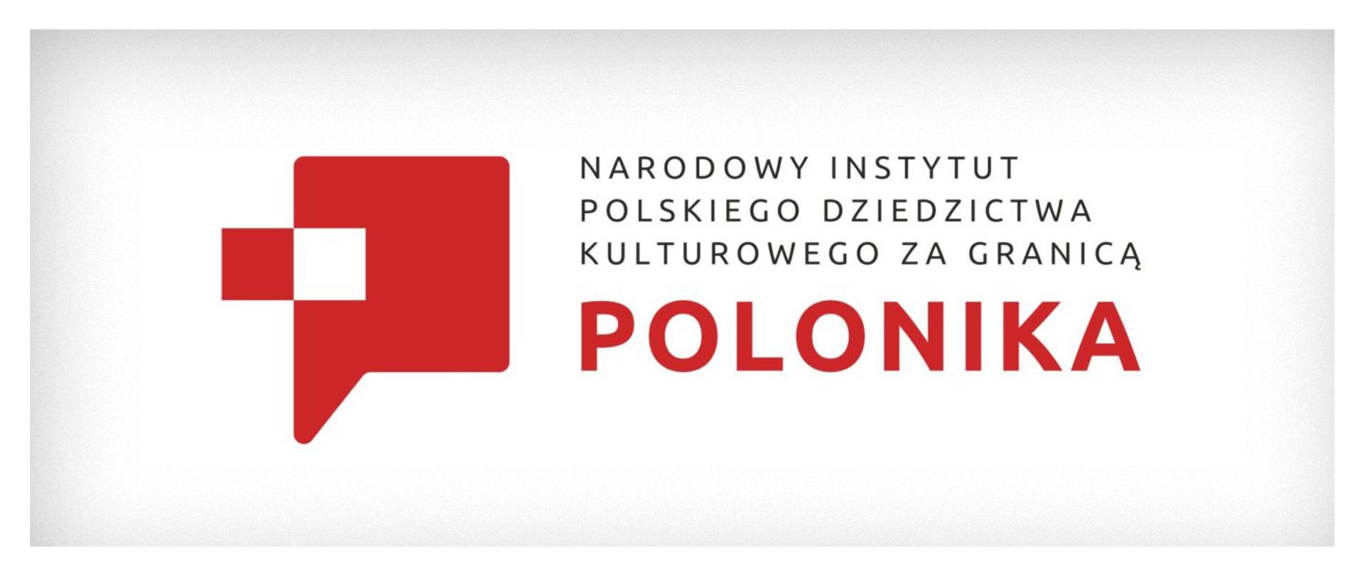 Logo Narodowego Instytutu Polskiego Dziedzictwa Kulturowego za Granicą POLONIKA