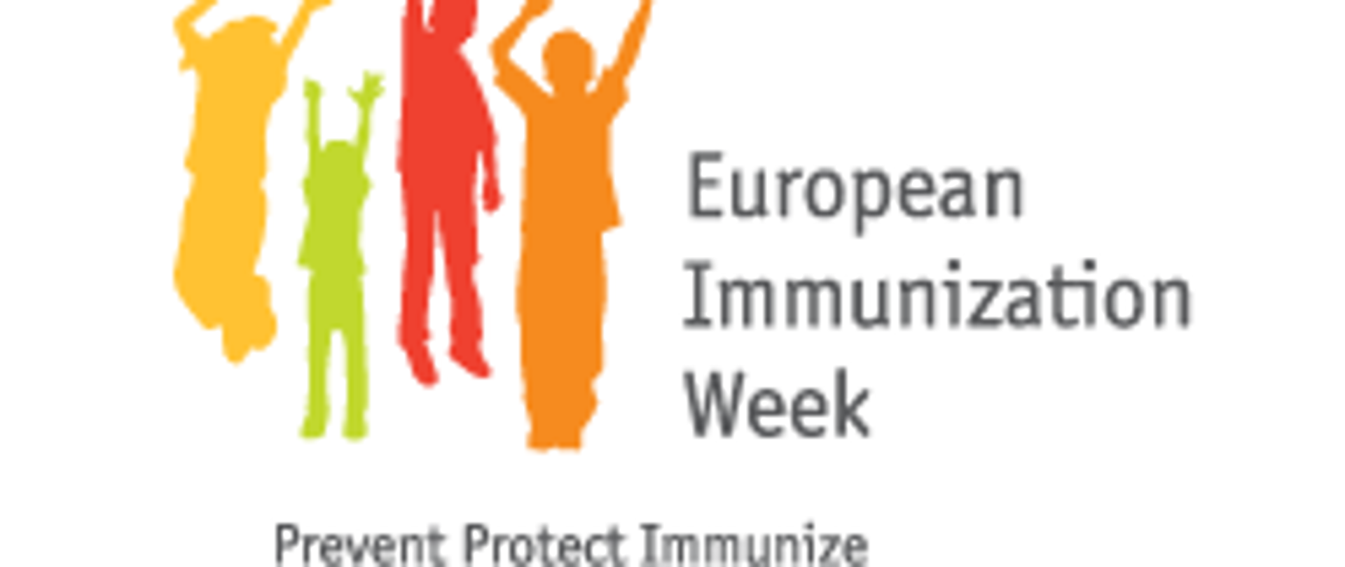 Europejski Tydzień Szczepień - zdjęcie 4 kolorowych cieni osób dorosłych i dziecka 