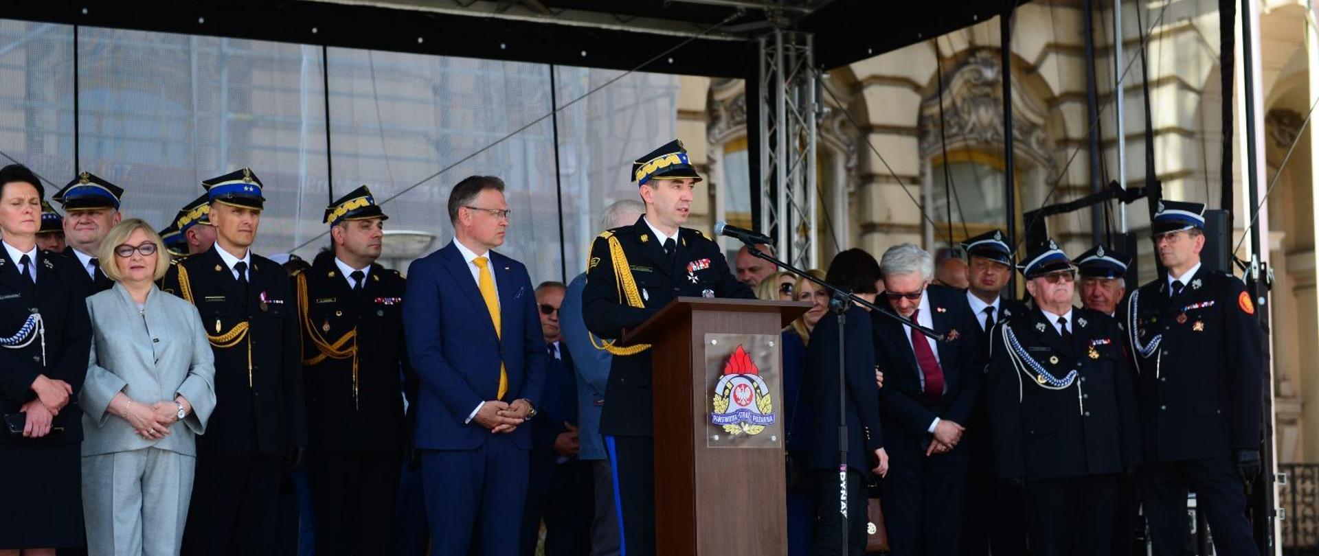 Jubileusze 150-lecia Nowosądeckiej Straży Pożarnej oraz 25-lecia Oddziału Powiatowego ZOSP RP uczczono podczas Małopolskich Obchodów Dnia Strażaka w Nowym Sączu