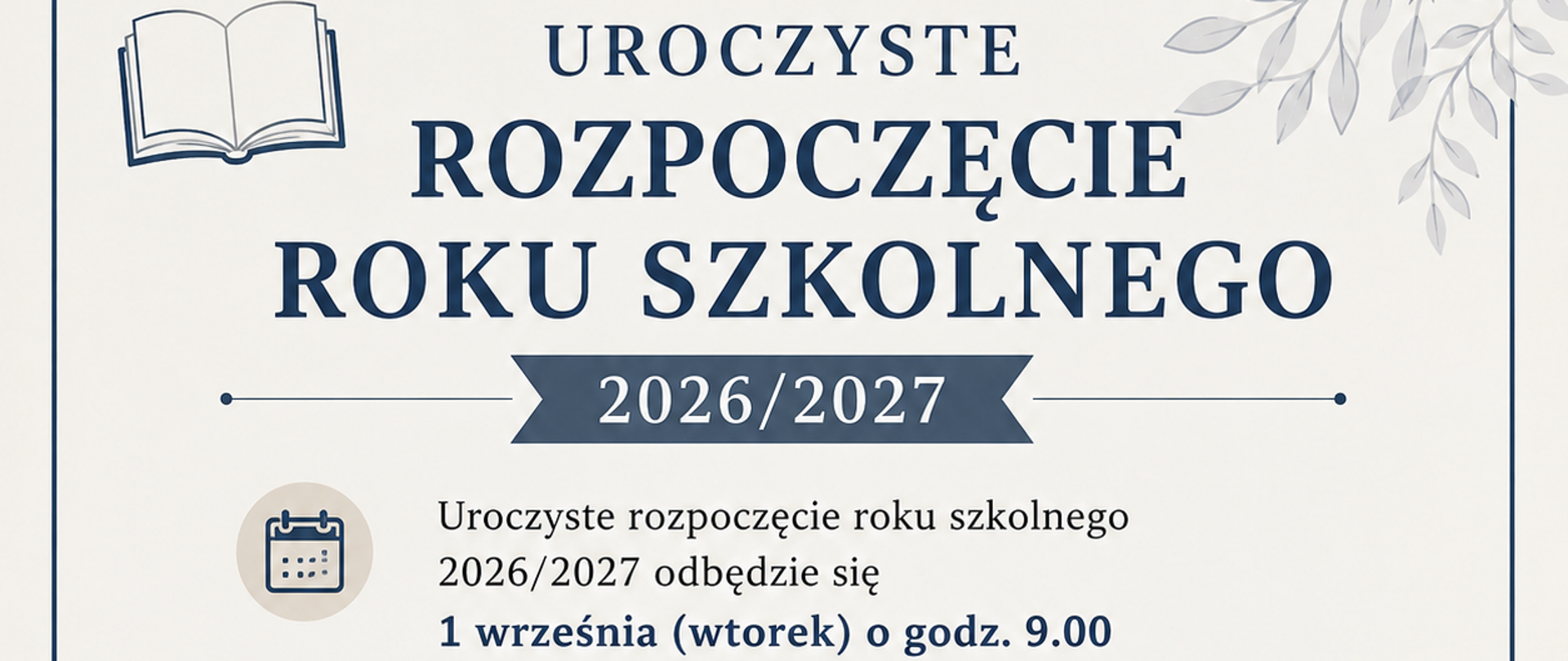 Rozpoczęcie roku szkolneg