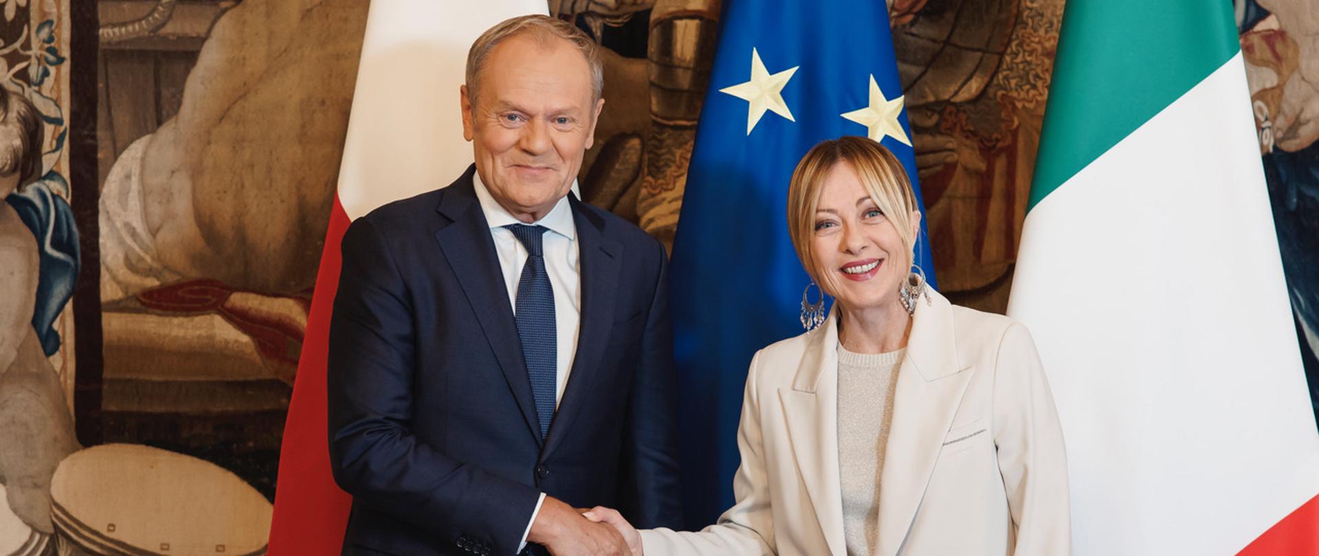PM Tusk and PM Meloni