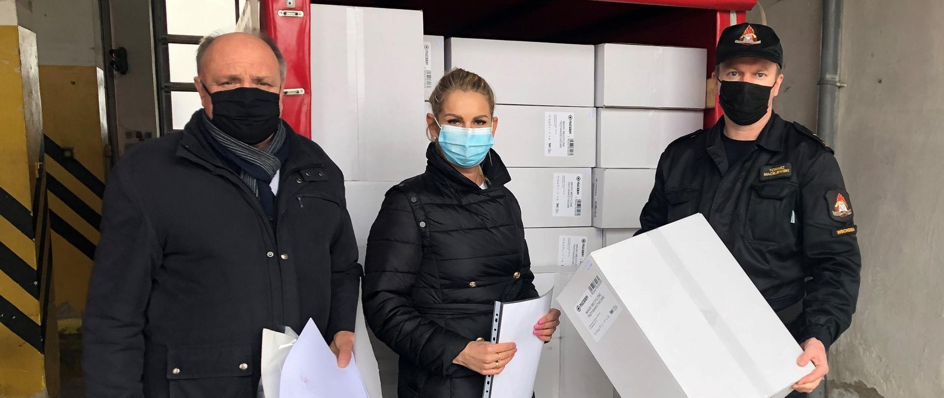 Przekazanie maseczek