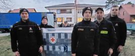 Pomoc PCK strażacy przy darach