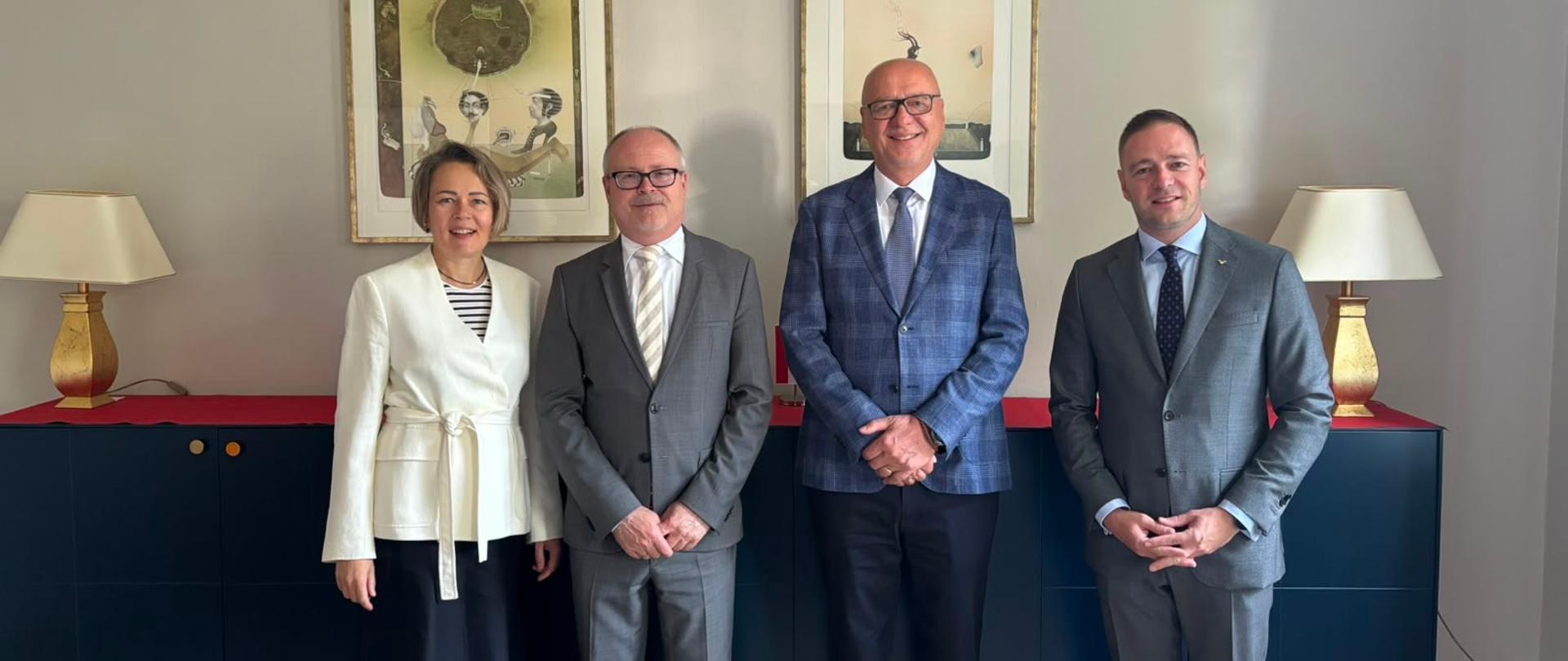 Śniadanie robocze ambasadorów państw Grupy Wyszehradzkiej w Sztokholmie