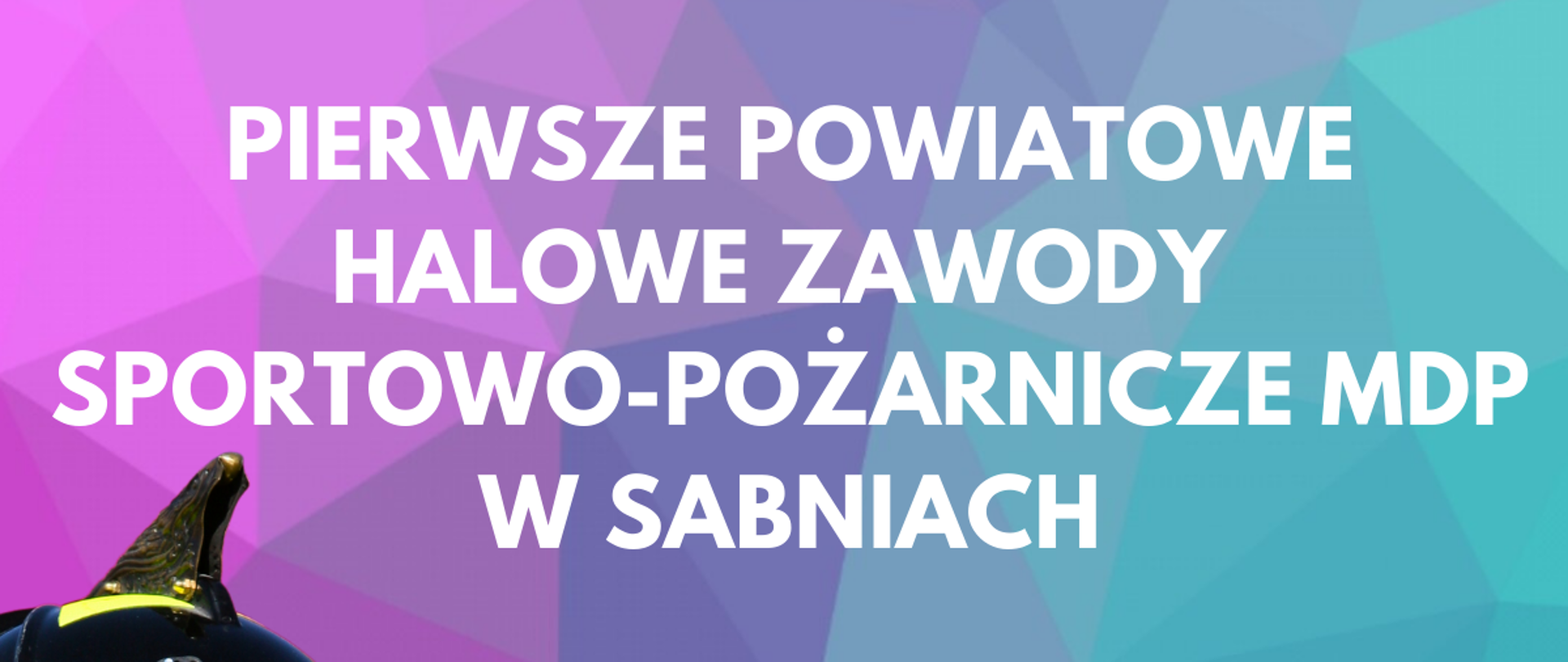 Z przyjemnością opiszę to zdjęcie.
**Zdjęcie 07930c9d-2cc0-4b86-967d-7ed910f6b0f3.png:**
Zdjęcie przedstawia plakat informacyjny o "Pierwszych Powiatowych Halowych Zawodach Sportowo-Pożarniczych MDP w Sabniach".
W lewej części plakatu widoczne jest zdjęcie młodego chłopca w hełmie strażackim i ubraniu bojowym, trzymającego wąż strażacki, co symbolizuje Młodzieżowe Drużyny Pożarnicze (MDP).
Prawa strona plakatu, na tle zielono-fioletowego gradientu, zawiera kluczowe informacje o wydarzeniu:
* **Nazwa wydarzenia**: "PIERWSZE POWIATOWE HALOWE ZAWODY SPORTOWO-POŻARNICZE MDP W SABNIACH".
* **Data i godzina**: 16 LUTEGO 2025, GODZ. 10:30.
* **Miejsce**: HALA SPORTOWA SABNIE.
Poniżej wymieniono **Organizatorów**:
* Wójt Gminy Sabnie.
* Komenda Powiatowa Państwowej Straży Pożarnej w Sokołowie Podlaskim.
* OP ZOSP RP w Sokołowie Podlaskim.
oraz **Patronat**:
* Wojewódzki Urząd Ochrony Środowiska i Gospodarki Wodnej w Warszawie.
* Starosta Powiatu Sokołowskiego.
Na samym dole plakatu znajdują się logotypy Organizatorów, Patronów, Sponsorów (m.in. Powiatowy Bank Spółdzielczy, OWOLOVO, PARKIETY JABŁOŃSKI) oraz Patrona Medialnego (ŻycieSokołowa.pl).