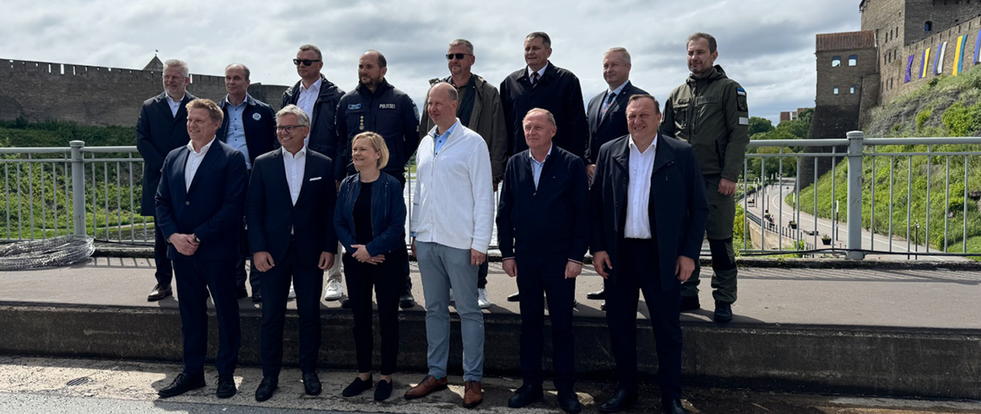 Deputy Minister of the Interior and Administration Czesław Mroczek visits the Estonian-Russian border.