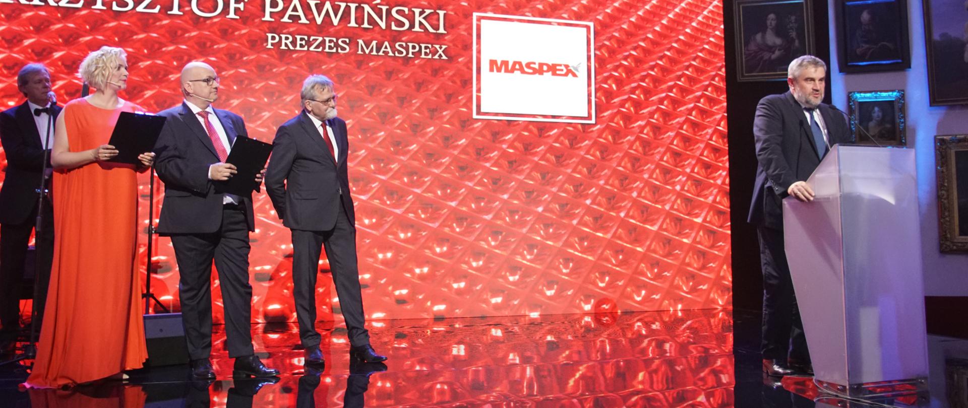 Minister rolnictwa podczas gali Polski Przedsiębiorca Roku