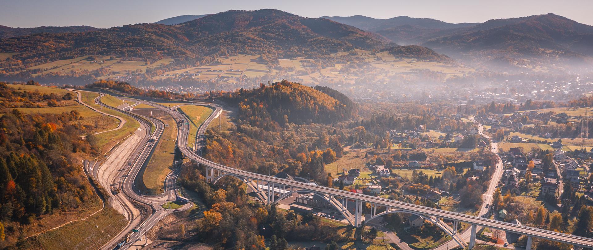 Budowa drogi ekspresowej S1 (dawniej S69)Bielsko-Biała - Żywiec - Zwardoń, odcinek Przybędza - Milówka(obejście Węgierskiej Górki)