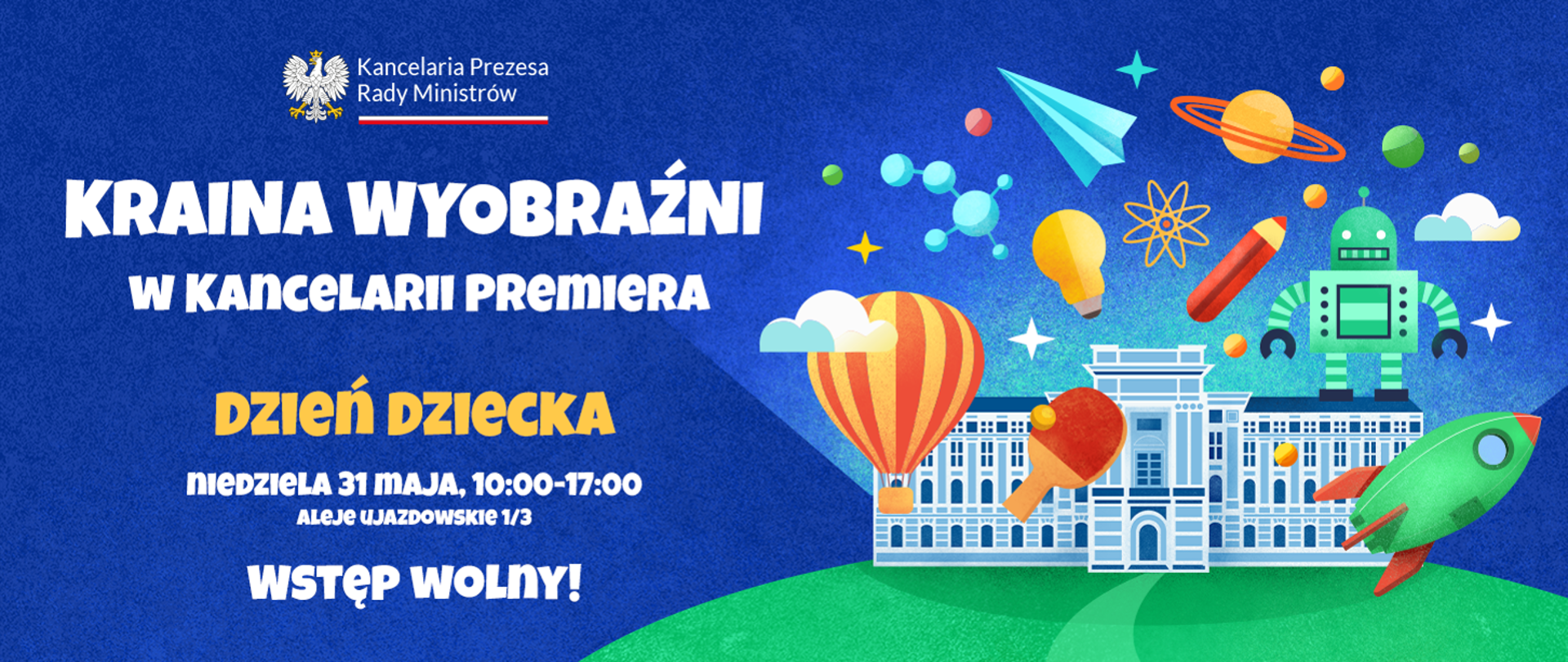 plakat promujący Dzień Dziecka w KPRM