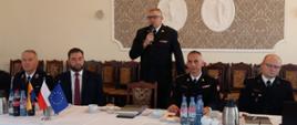 Spotkanie zastępcy śląskiego komendanta wojewódzkiego PSP ze strażakami ratownikami OSP powiatu lublinieckiego