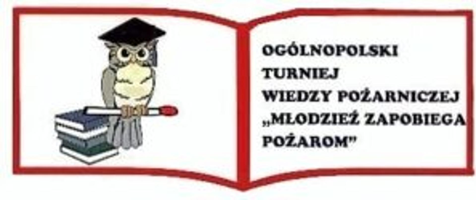 Zdjęcie poglądowe z logo Ogólnopolskiego Turnieju Wiedzy Pożarniczej