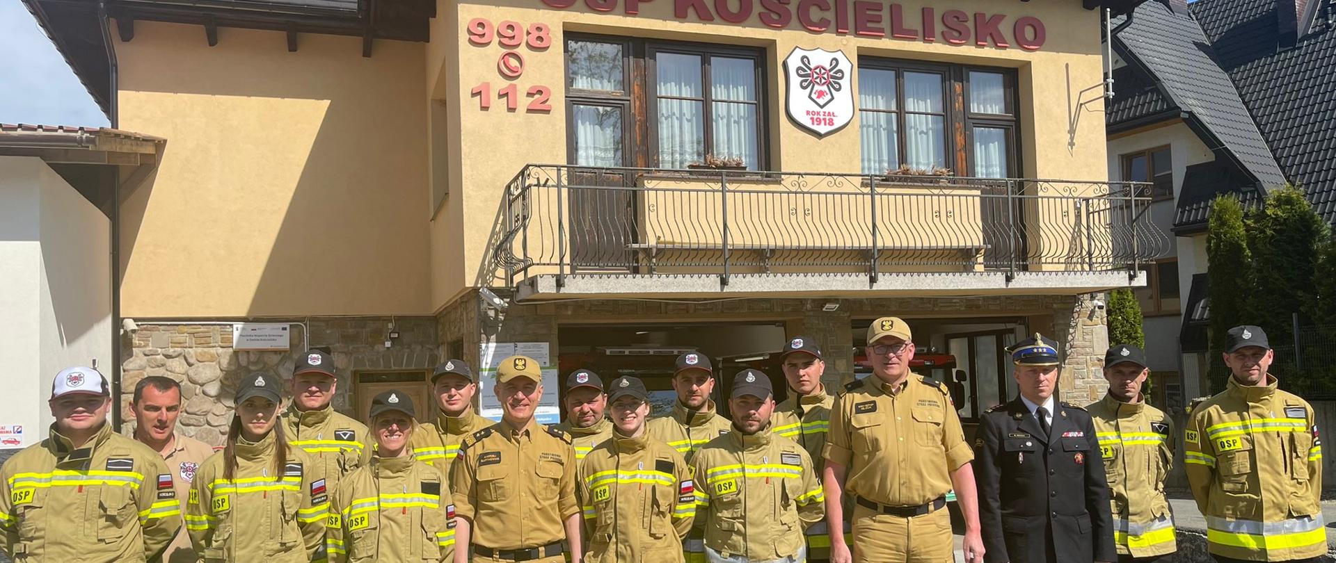 Wizytacja KG PSP w powiecie tatrzańskim