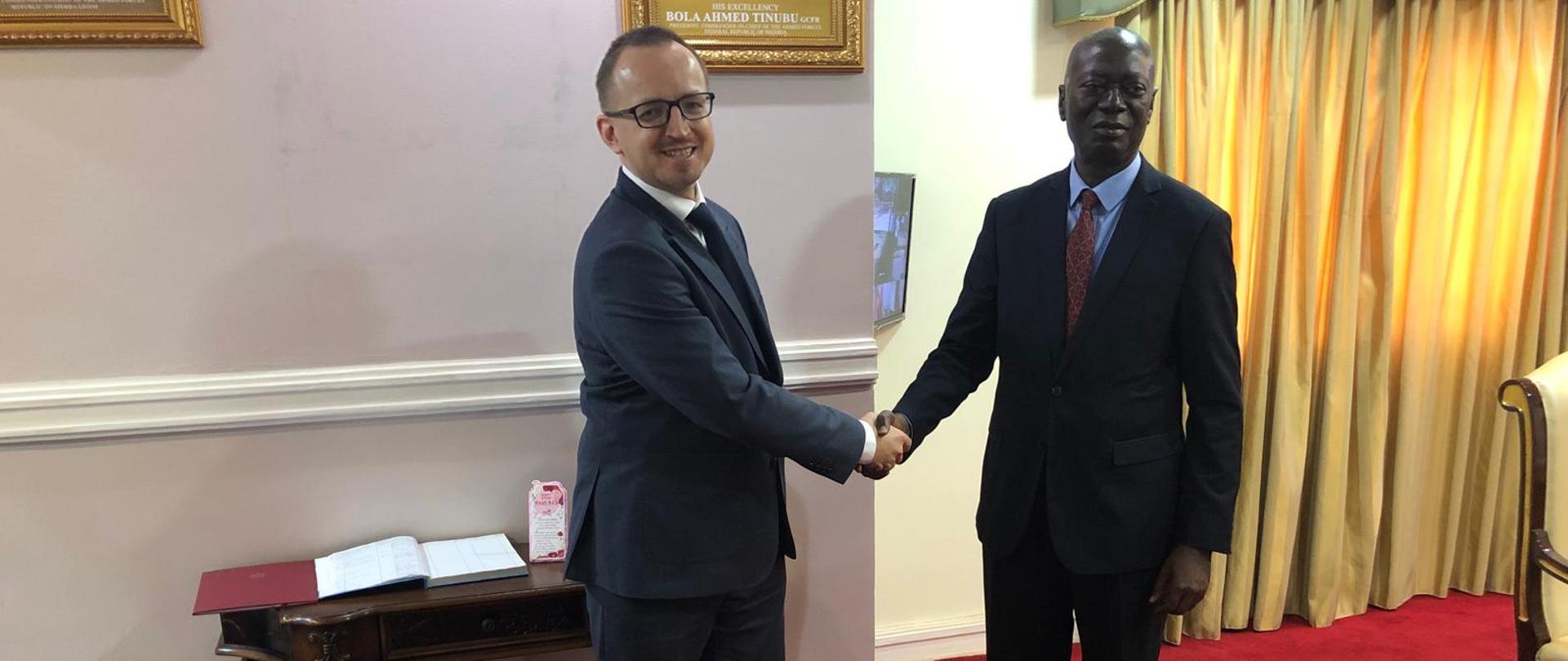 Spotkanie z Ambasadorem Republiki Sierra Leone w Nigerii