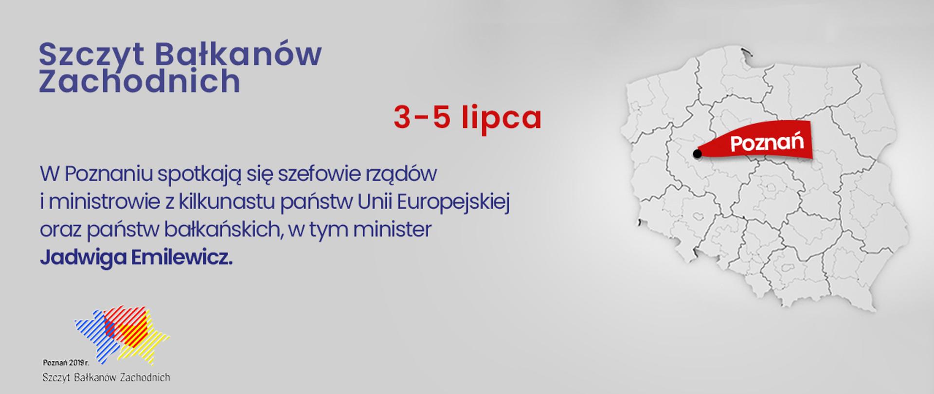 Na grafice znajdują się informacje nt. Szczytu Bałkanów Zachodnich