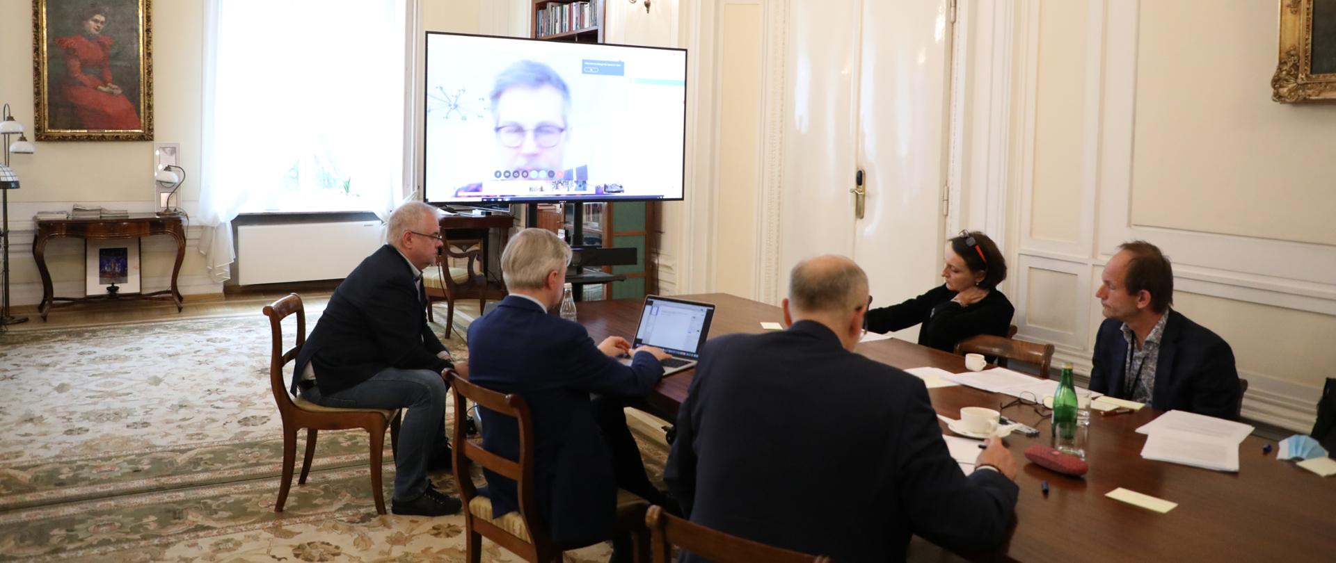 Posiedzenie Zespołu Antykryzysowego ds. Rynku Książki przy Ministrze Kultury i Dziedzictwa Narodowego