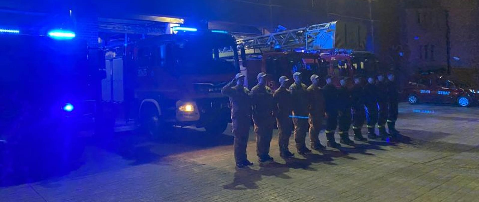 Hołd strażakowi KM PSP w Gdańsku