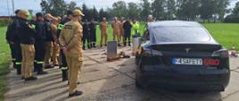 Szkolenie z zakresu gaszenia pożarów pojazdów elektrycznych