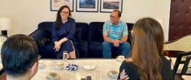 Spotkanie w Ambasadzie RP w Hanoi (fot. Ambasada RP w Hanoi)