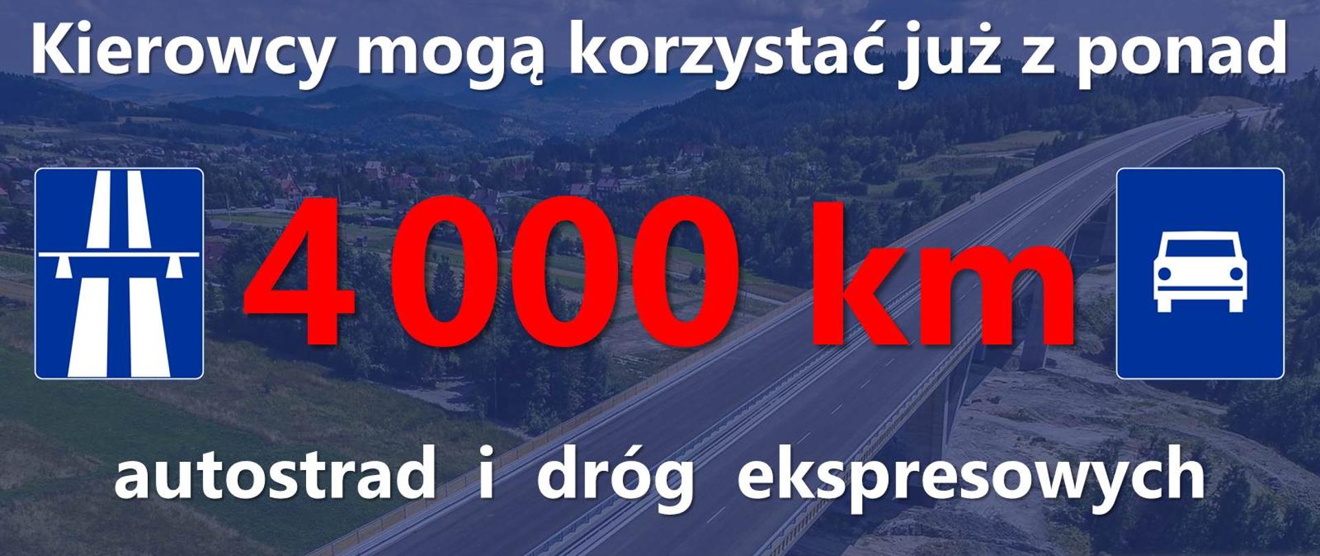 4 000 km dróg szybkiego ruchu w Polsce w użytkowaniu