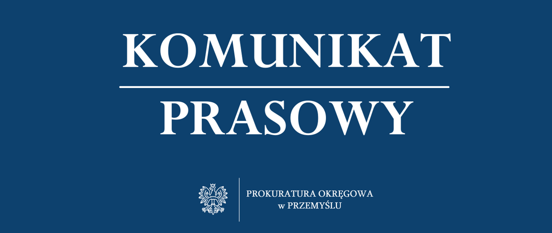 Komunikat prasowy