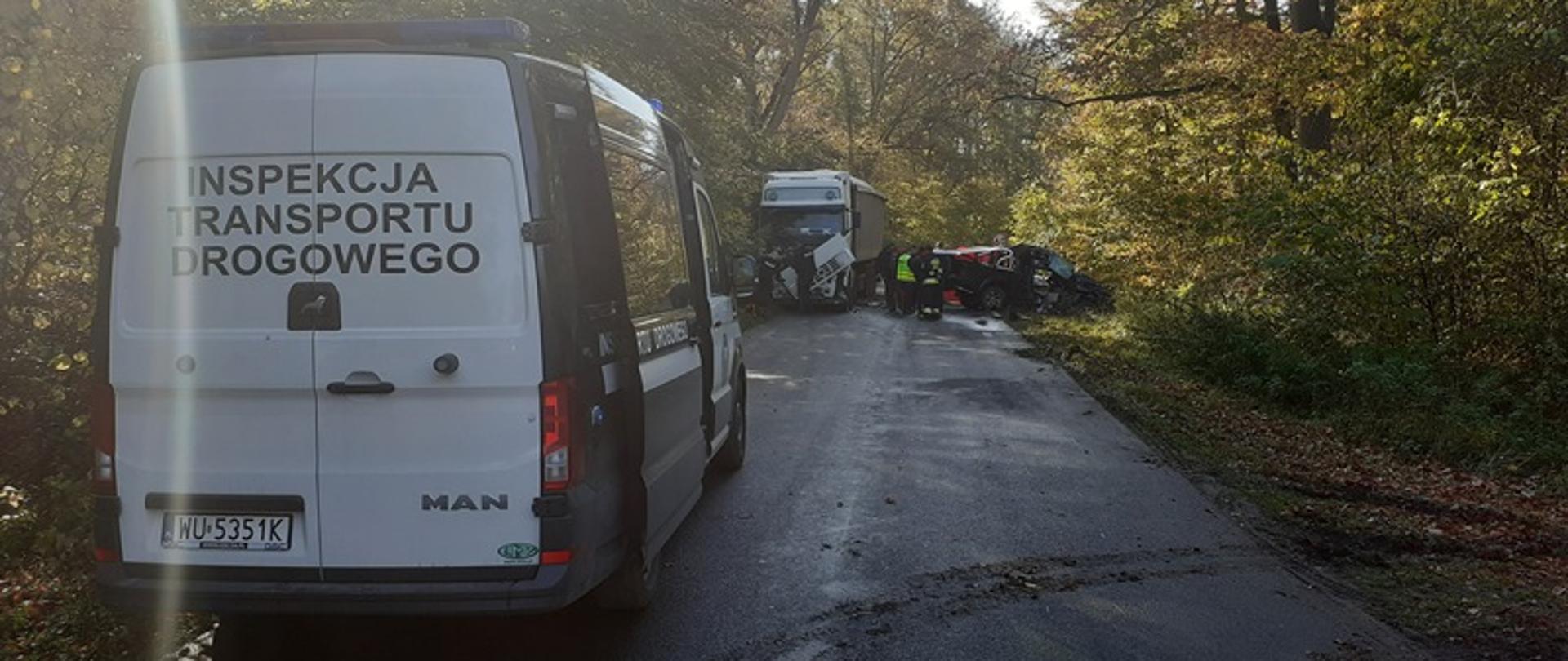INSPEKTORZY NA MIEJSCU BARDZO POWAŻNEGO WYPADKU