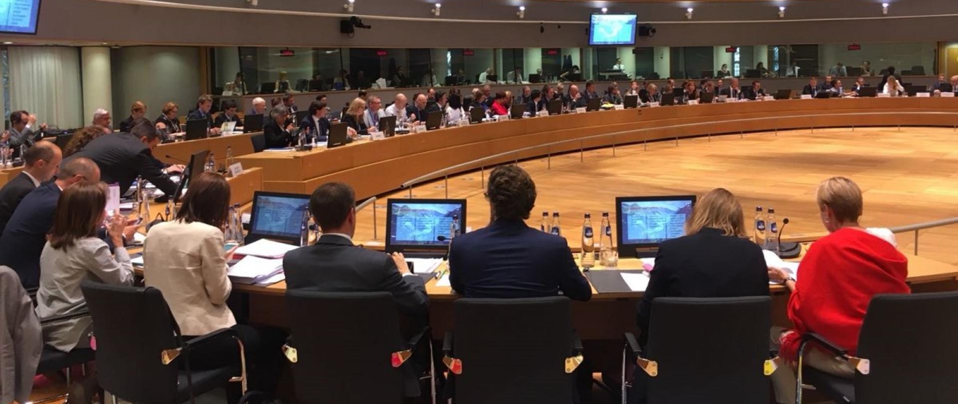 Minister Bańka na posiedzeniu Rady Unii Europejskiej w Brukseli