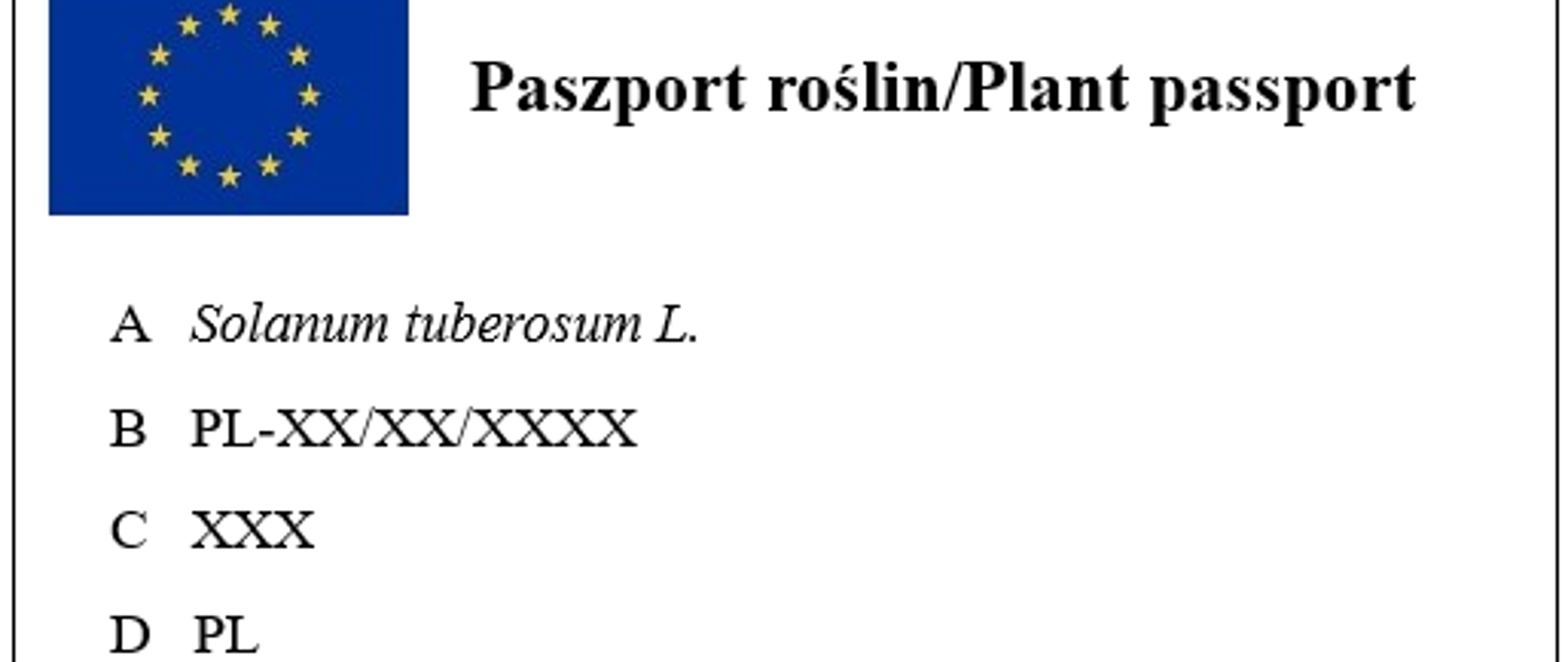 paszport roślin
