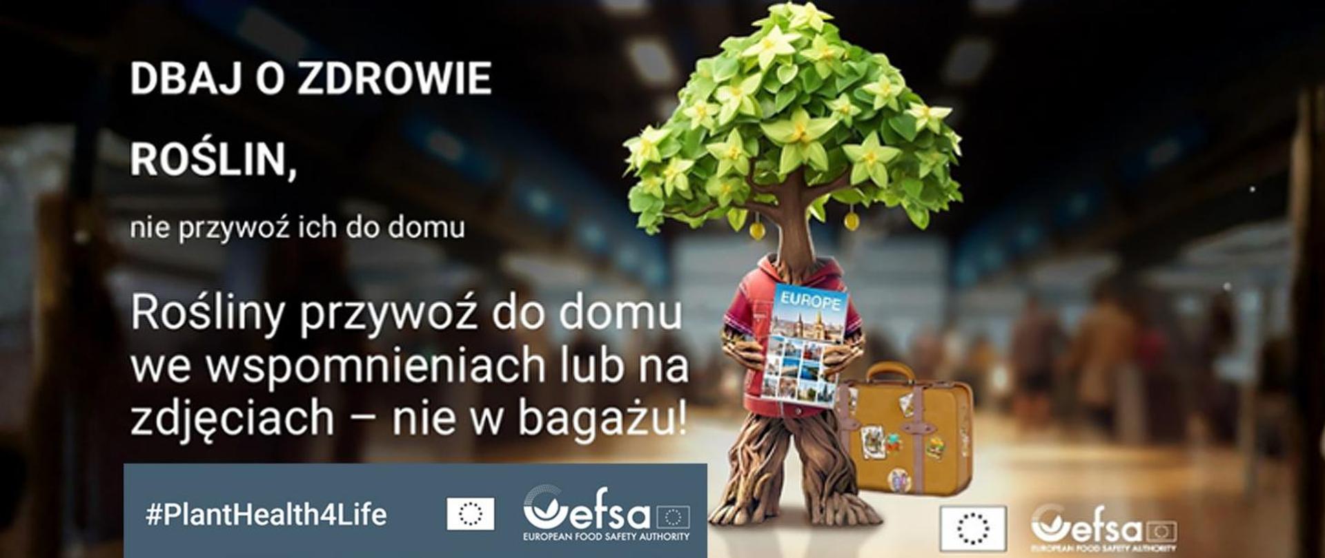 Plakat promujący kampanię Dbaj o zdrowie roślin