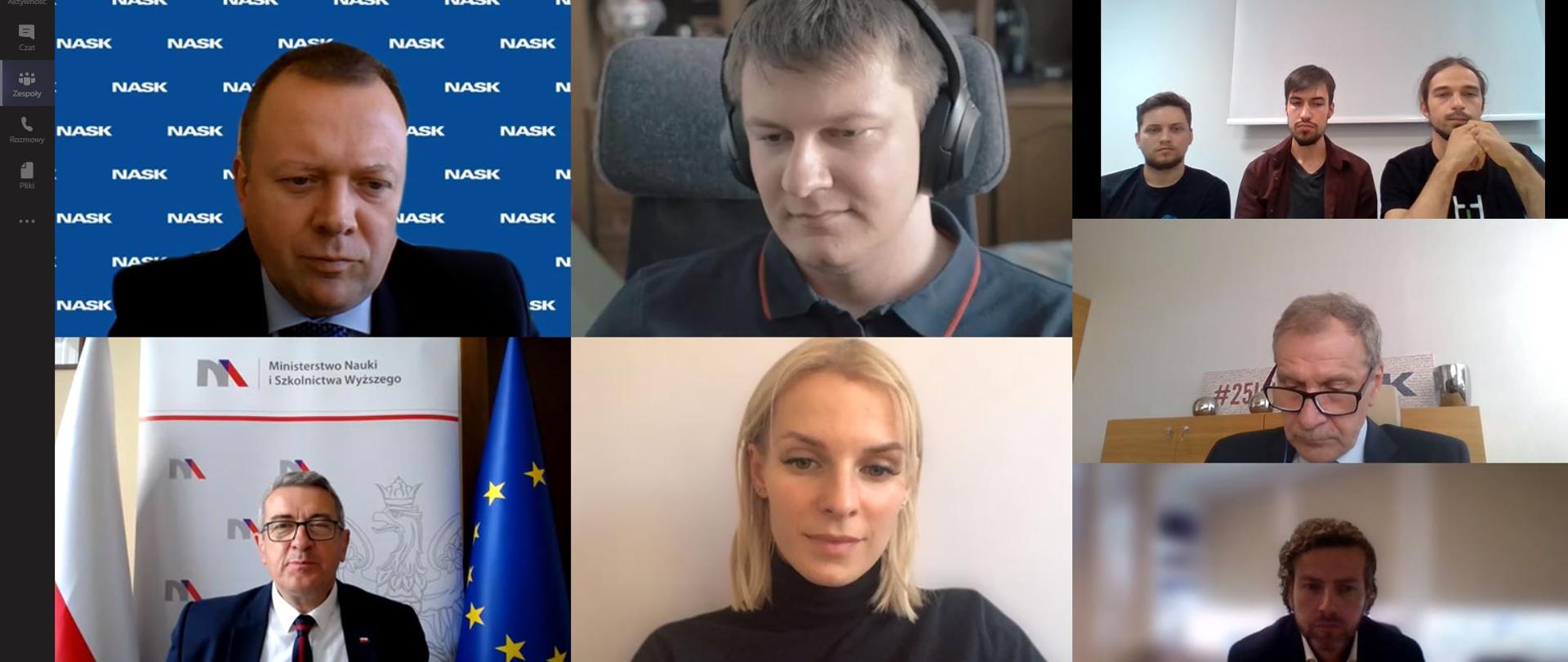 Mozaikowe zdjęcie członków polskiej drużyny.