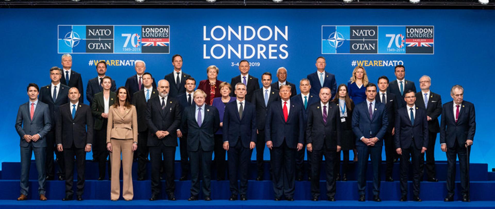 Prezydent Andrzej Duda na spotkaniu liderów NATO w Wielkiej Brytanii
