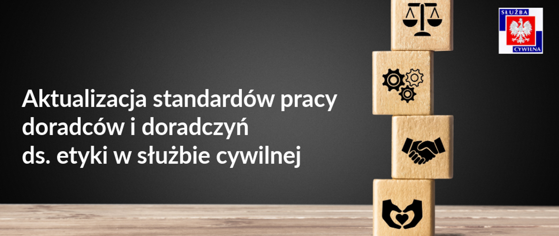 Grafika do newsa: Etyka aktualizacja standardów pracy doradczyń i doradców ds. etyki